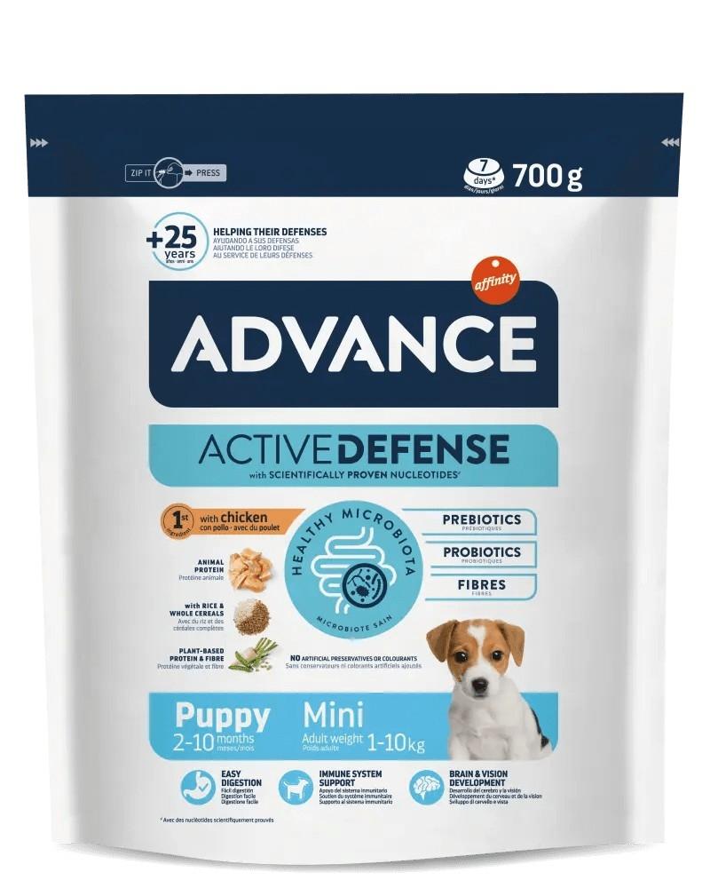 Advance Dog Mini Puppy Chicken and Rice КУРКА корм для цуценят міні і малих порід 700 г (965780)